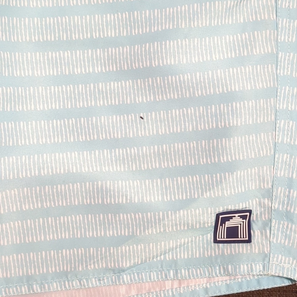 CABANA LIFE Mens Blue/Naples Coverluxe Swim Trunks NWT/ UPF 50+ Pockets - Picture 4 of 7